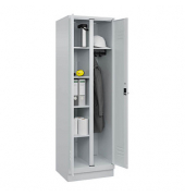 Spind Classic PLUS lichtgrau 080620-20 S10009, 1 Schließfach 60,0 x 50,0 x 195,0 cm